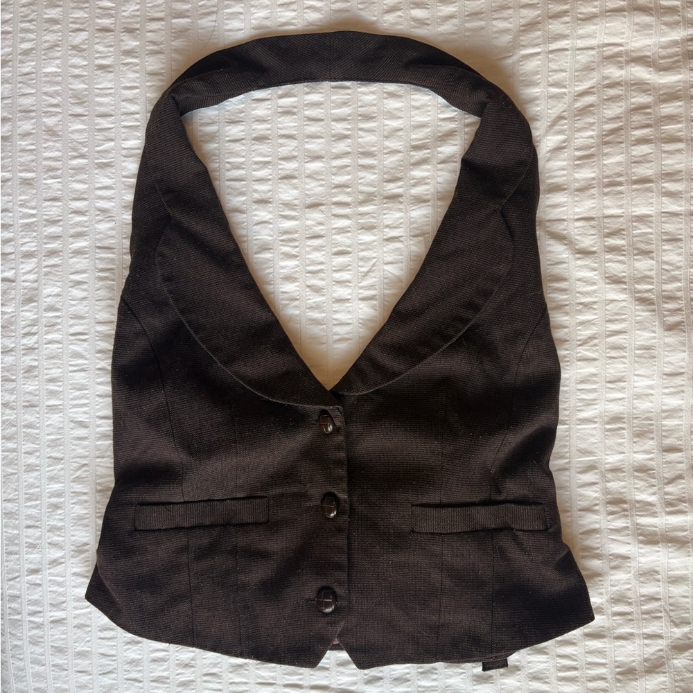 Vintage Button-Front Vest